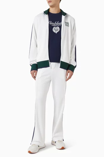 تي شيرت بطبعة جيرسيه بولو رالف لورين × ويمبلدون