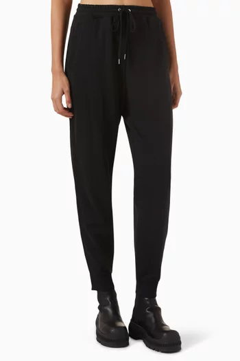 Side Snaps Sweatpants in Cotton
