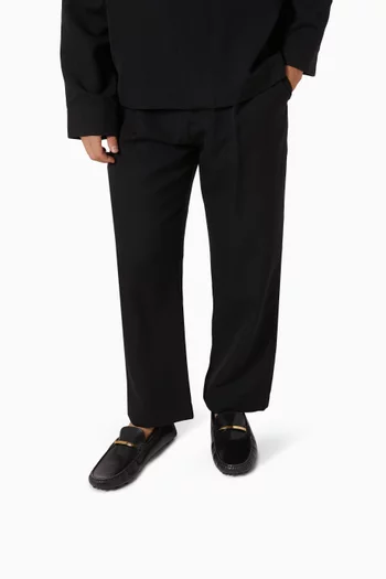 Gommino Bubble Loafers in Leather