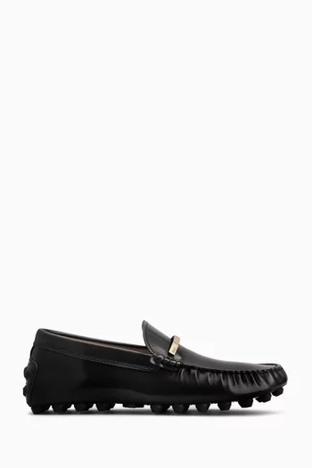 Gommino Bubble Loafers in Leather
