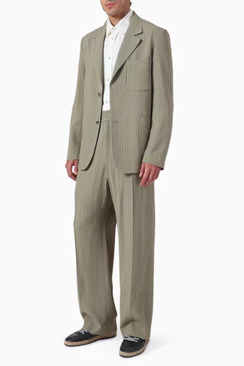 Wide-leg Sweatpants in Viscose-blend