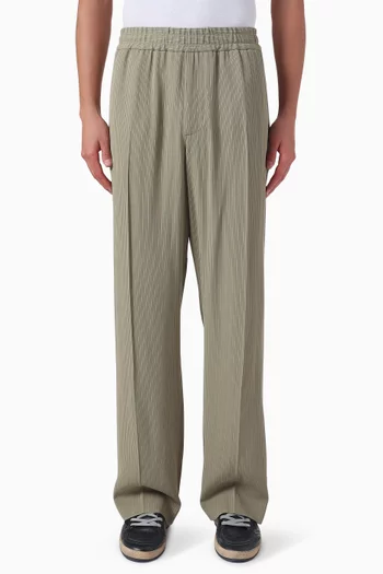 Wide-leg Sweatpants in Viscose-blend