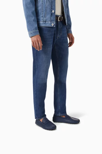 Gommino Bubble Loafers in Leather
