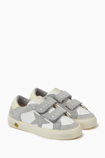 May School Sneakers in Leather & Suede