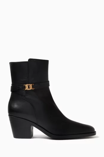 Chain 65 Ankle Boots in Leather