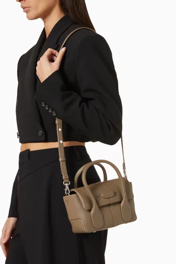Mini Di Top-handle Bag in Leather