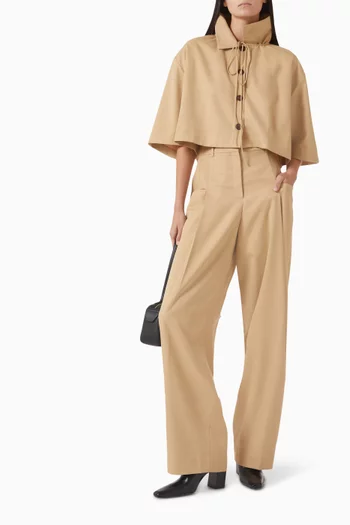 Chloe Cape-style Cropped Top