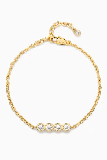 Stan Bracelet in 18kt Gold-plated Metal