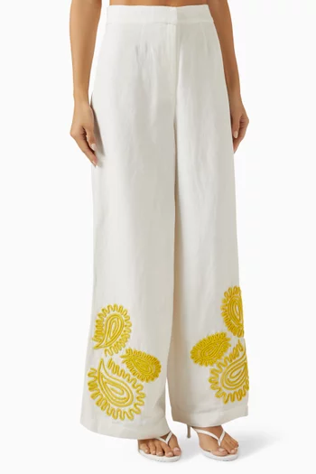 Carly Pants in Viscose-blend