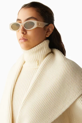 Mermaiden Oval Sunglasses