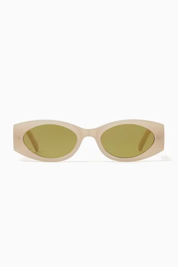 Mermaiden Oval Sunglasses