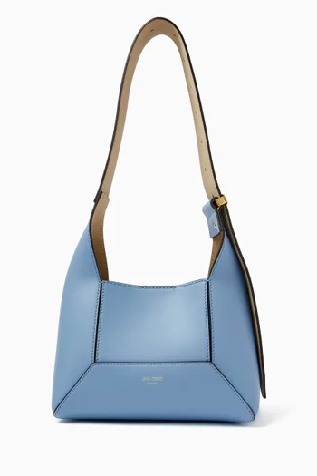 Small Diamond Hobo Bag in Leather