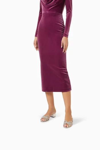 حذاء مفتوح كريستال لوفر مرصع بالكريستال بكعب 35 مم جلد وقماش شبكي