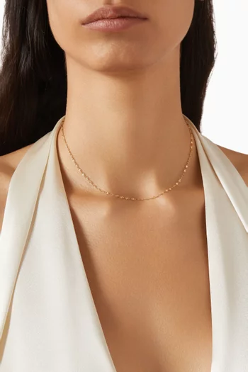 Capri Choker Necklace in Gold-plated Steel