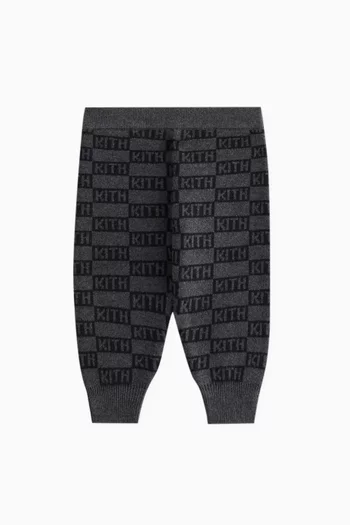 Monogram Joggers in Cotton-blend