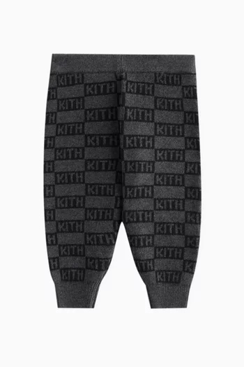 Monogram Joggers in Cotton-blend