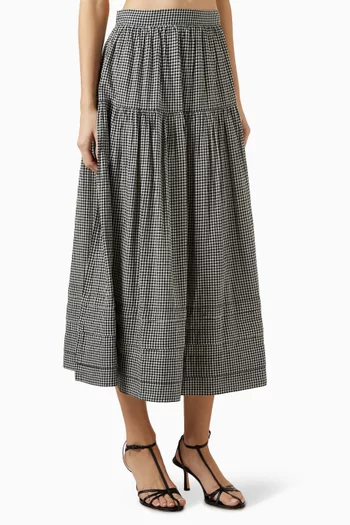 Sebastiane Maxi Skirt in Organic-cotton