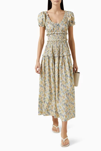 Leanne Midi Dress in Organic Cotton