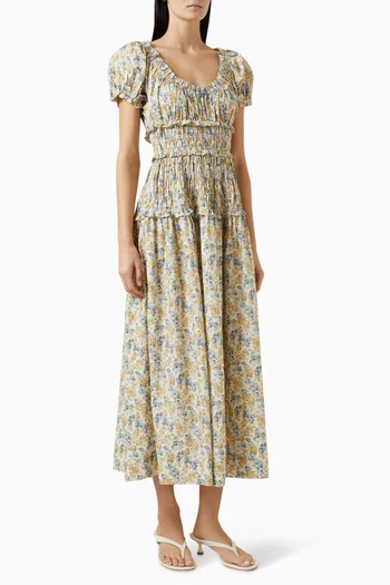 Leanne Midi Dress in Organic Cotton