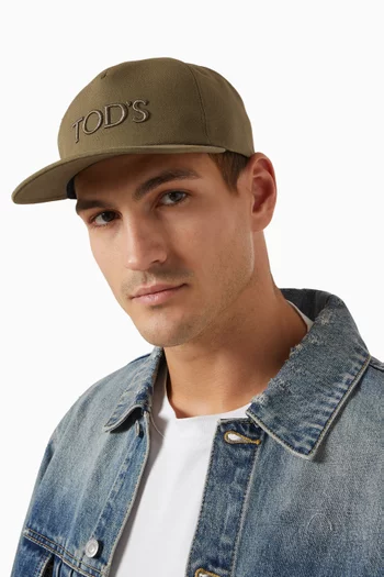 Logo-embroidered Baseball Cap in Cotton-canvas