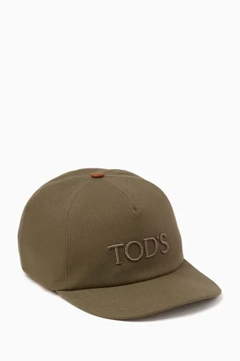 Logo-embroidered Baseball Cap in Cotton-canvas