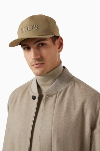 Logo-embroidered Baseball Cap in Cotton-canvas