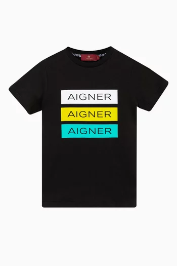 Logo-print T-shirt in Cotton