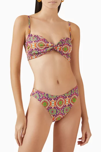 The Twist Bandeau Bikini Top