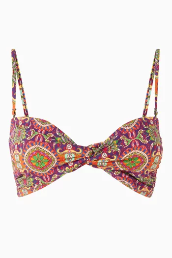 The Twist Bandeau Bikini Top