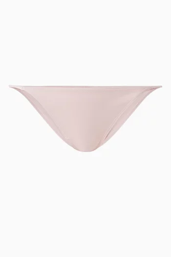 Crystal-logo Bikini Briefs in Nylon