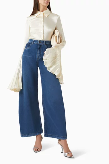 Rounded Jeans in Recycled Denim