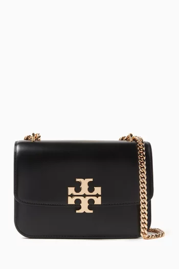 Small Eleanor Convertible Shoulder Bag in Calf Leather