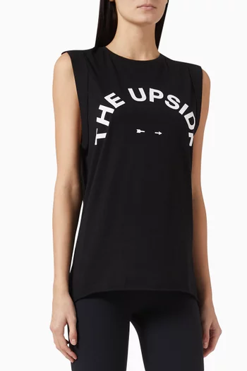 Muscle Tank Top in Organic Cotton Jersey