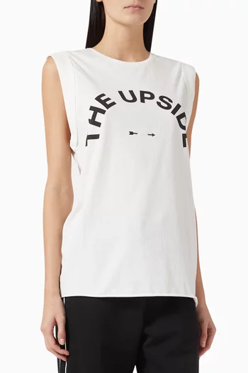 Muscle Tank Top in Organic Cotton Jersey