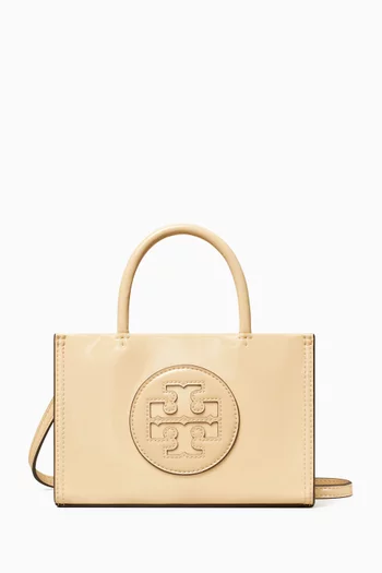 Mini Ella Bio Tote Bag in Patent BioFabbrica Bio-Tex™