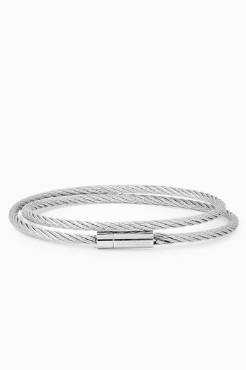 Giacomo Double Bracelet in Stainless Steel