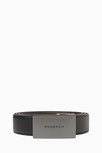 Virtuoso Reversible Belt in Italian Leather