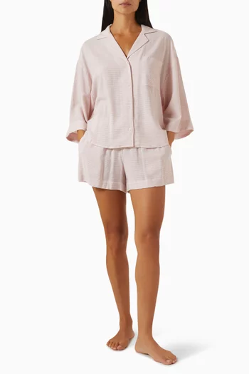 Nautico Short Pyjama Set in ECOVERO™ Viscose & Cotton