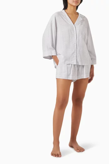 Nautico Short Pyjama Set in ECOVERO™ Viscose & Cotton