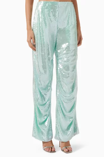 Gwen Sequin-embellished Pants