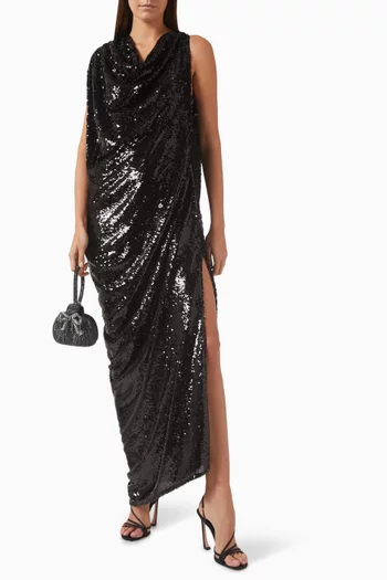 Gwen Sequin-embellished Maxi Dress