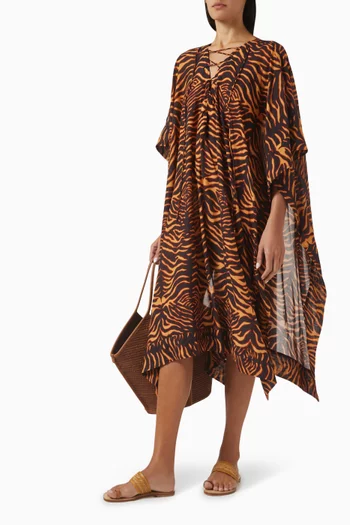 Estelle Cover-up Kaftan in Cotton Blend
