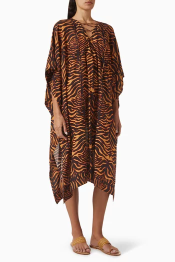 Estelle Cover-up Kaftan in Cotton Blend