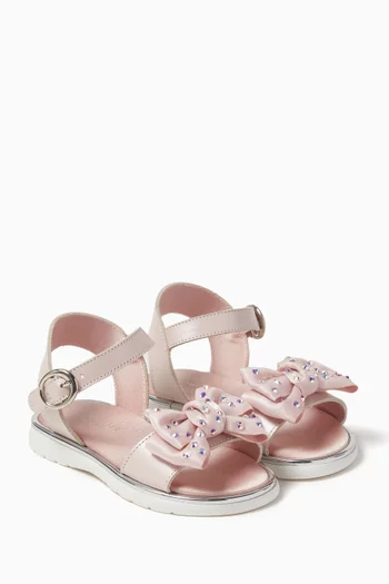 Bow-embellished Sandals