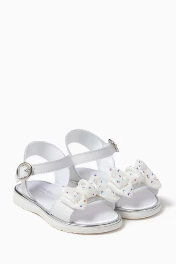 Bow-embellished Sandals