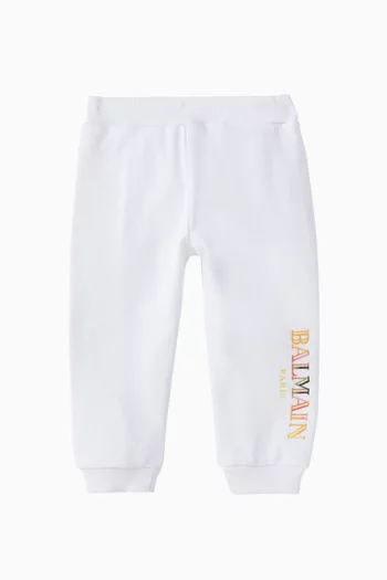 Logo Sweatpants in Cotton