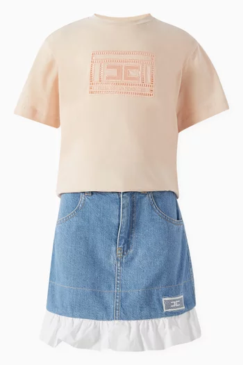 Logo T-shirt in Cotton
