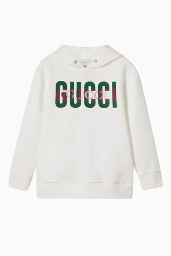 Printed Sweatshirt in Cotton