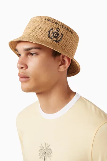 Le Bob Pesco Hat in Raffia