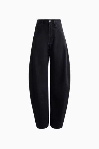 Rounded Jeans in Denim